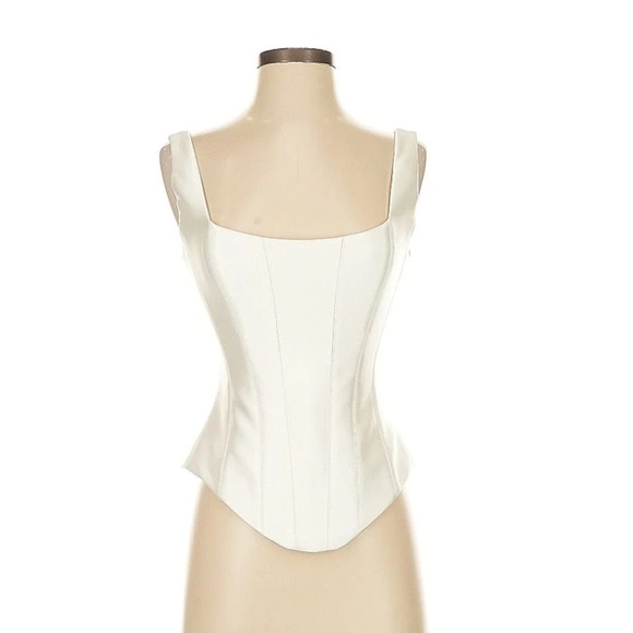Rosie corsets satin crepe square neck corset top - Picture 8 of 13